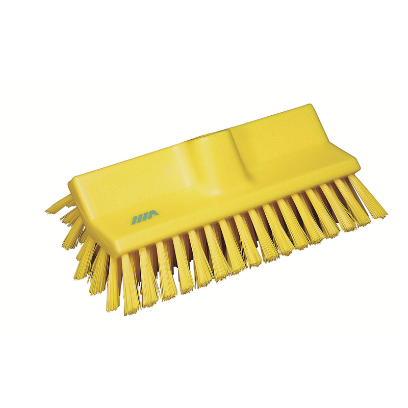 ヴァイカン アングルデッキブラシ 7047 イエロー 1袋(ご注文単位1袋)【直送品】