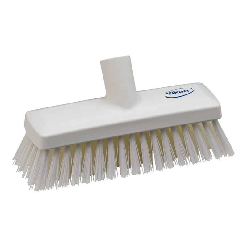 ヴァイカン コンパクトデッキブラシ 7042 ホワイト 1袋(ご注文単位1袋)【直送品】