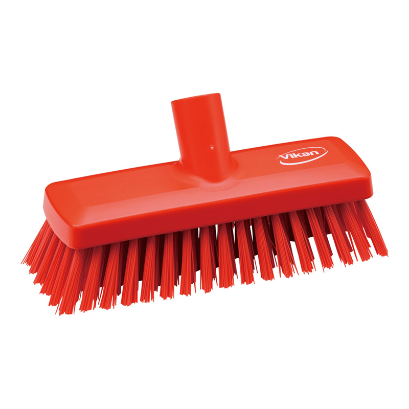 ヴァイカン コンパクトデッキブラシ 7042 レッド 1袋(ご注文単位1袋)【直送品】