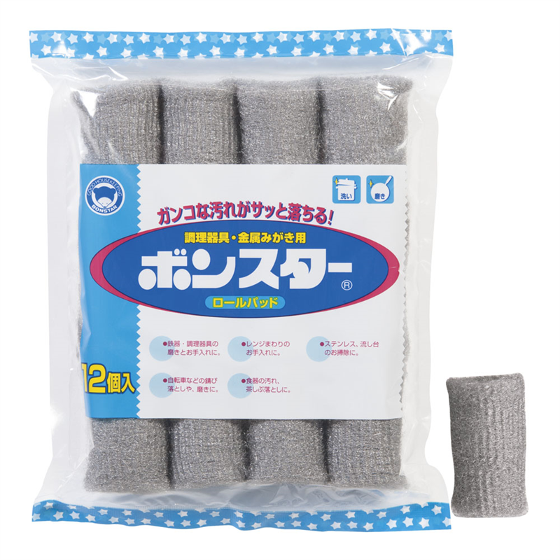 ボンスター ロールパッド(12ヶ入) 1袋(ご注文単位1袋)【直送品】