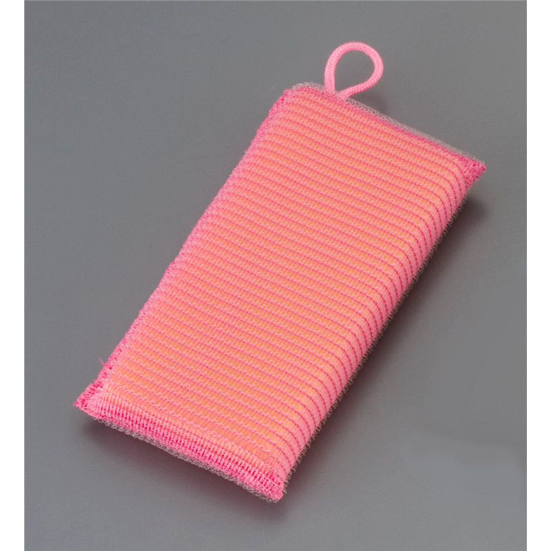 ワコーストロング　タフネットスポンジ （5個入）ピンク 1袋（ご注文単位1袋）【直送品】