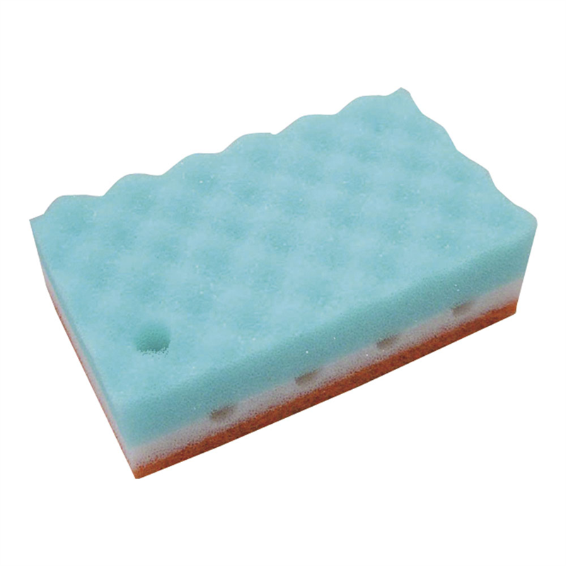 ワコーストロング　スポンジたわし　ビーズ （1ヶ単位）グリーン 1袋（ご注文単位1袋）【直送品】