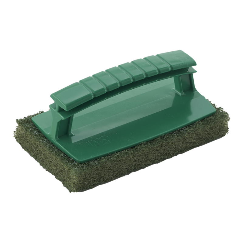 ハンドブラシ 緑(中荒) 1個(ご注文単位1個)【直送品】