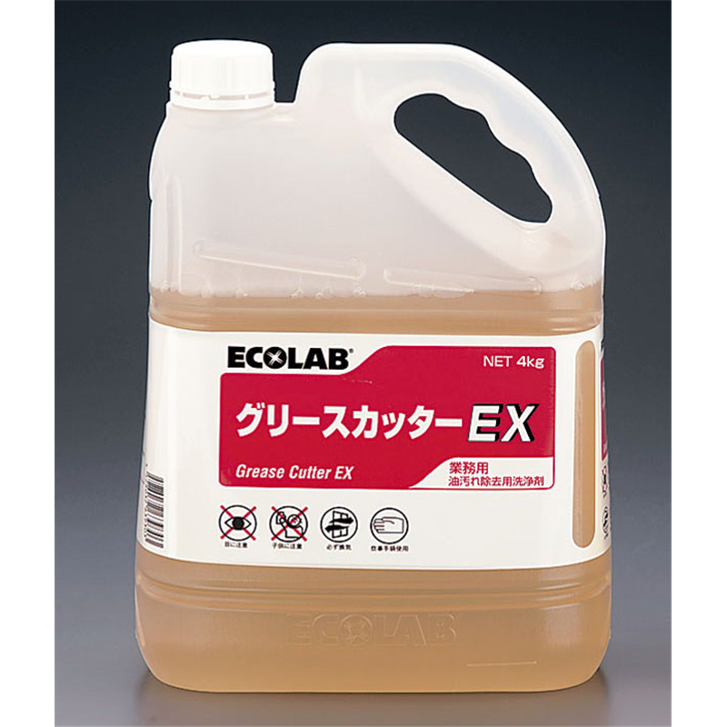 業務用強度油汚れ除去剤グリースカッター EX　4kg 1箱（ご注文単位1箱）【直送品】
