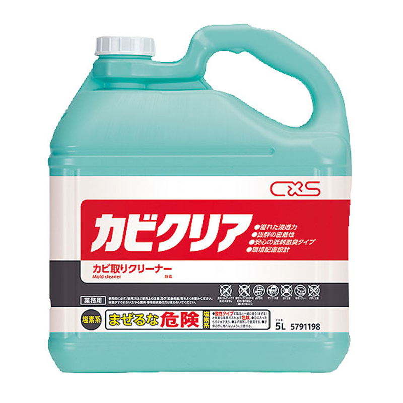 シーバイエス　カビクリア　5L （専用スプレー付・注ぎ口付） 1個（ご注文単位1個）【直送品】
