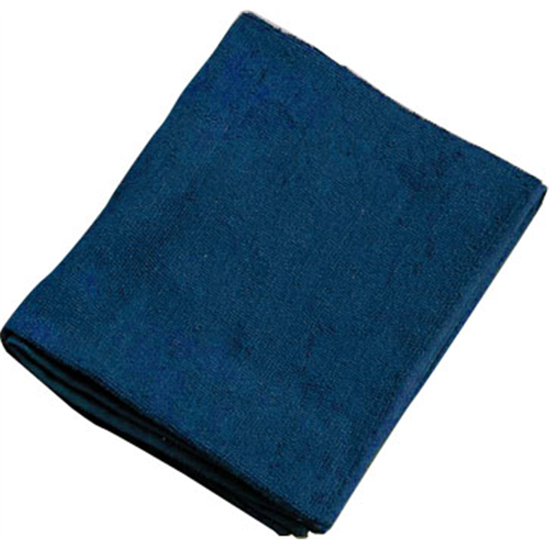 ミューファン　抗菌フェイスタオル （12枚入）　紺 1袋（ご注文単位1袋）【直送品】