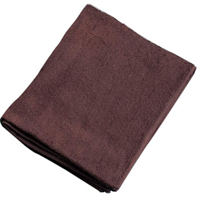 ミューファン　抗菌フェイスタオル （12枚入）　茶 1袋（ご注文単位1袋）【直送品】