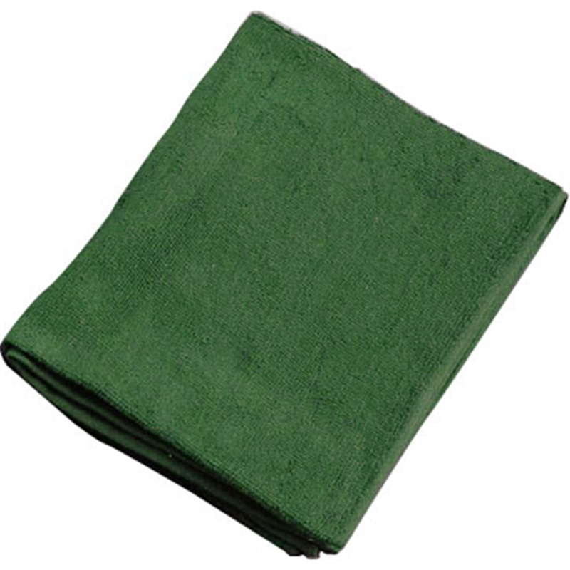 ミューファン　抗菌フェイスタオル （12枚入）　緑 1袋（ご注文単位1袋）【直送品】