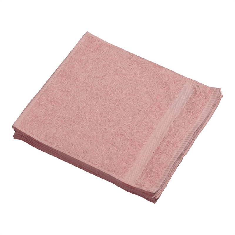 ウォッシュタオル　8160 （1袋・10枚入）ピンク 1袋（ご注文単位1袋）【直送品】