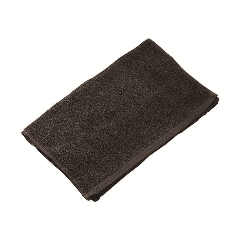 スレン染 カラータオル (12枚入)黒 1袋(ご注文単位1袋)【直送品】