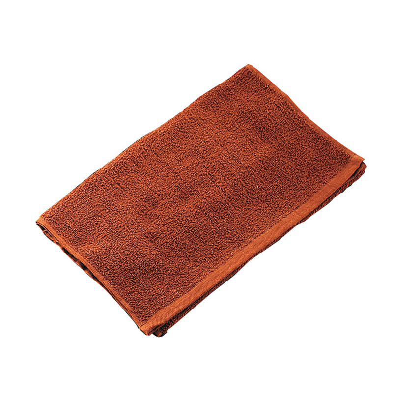 スレン染　カラータオル （12枚入）こげ茶 1袋（ご注文単位1袋）【直送品】