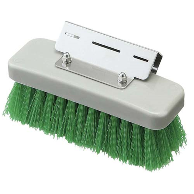 HGワンタッチデッキブラシ グリーン 1袋(ご注文単位1袋)【直送品】