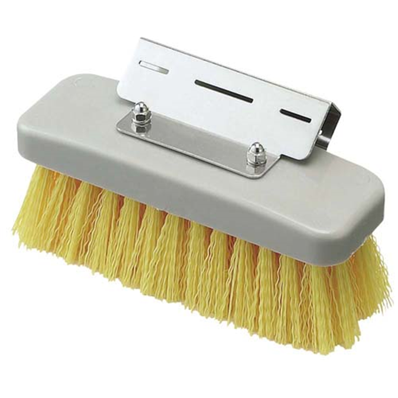 HGワンタッチデッキブラシ イエロー 1袋(ご注文単位1袋)【直送品】