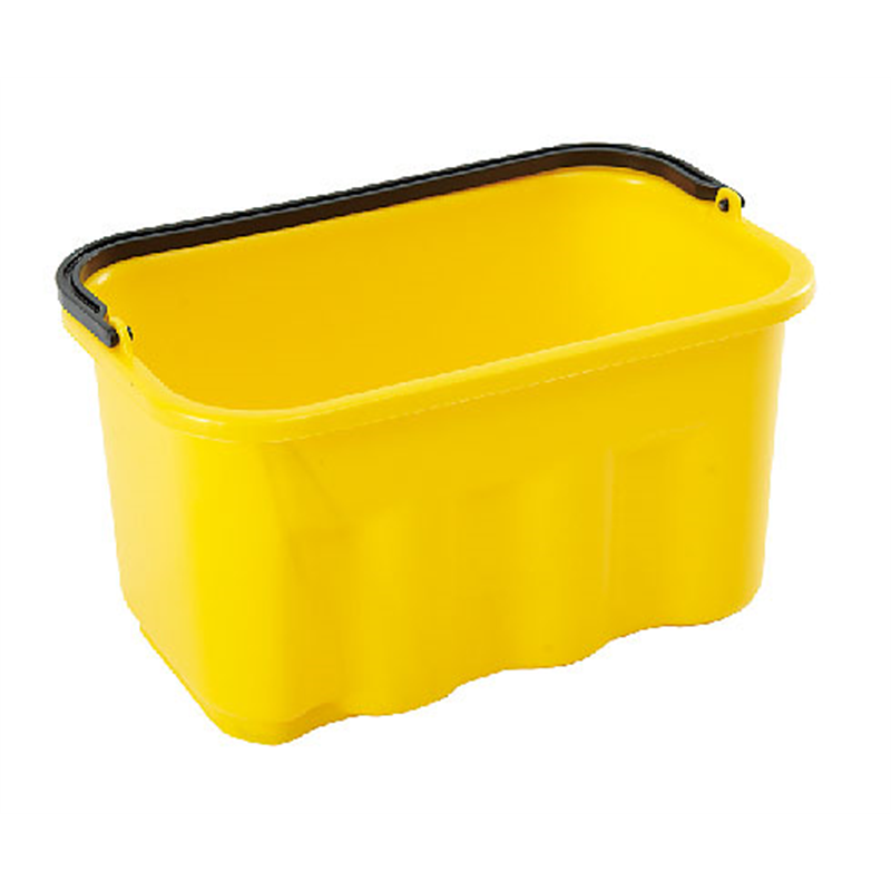 トラスト　スクエアバケット　5264 9.5L　イエロー 1個（ご注文単位1個）【直送品】