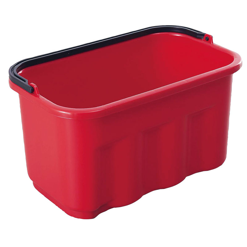 トラスト　スクエアバケット　5264 9.5L　レッド 1個（ご注文単位1個）【直送品】