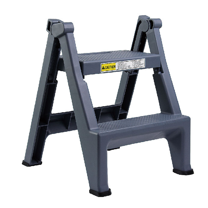 トラスト　折りたたみステップツール　2段 6932　グレー 1個（ご注文単位1個）【直送品】