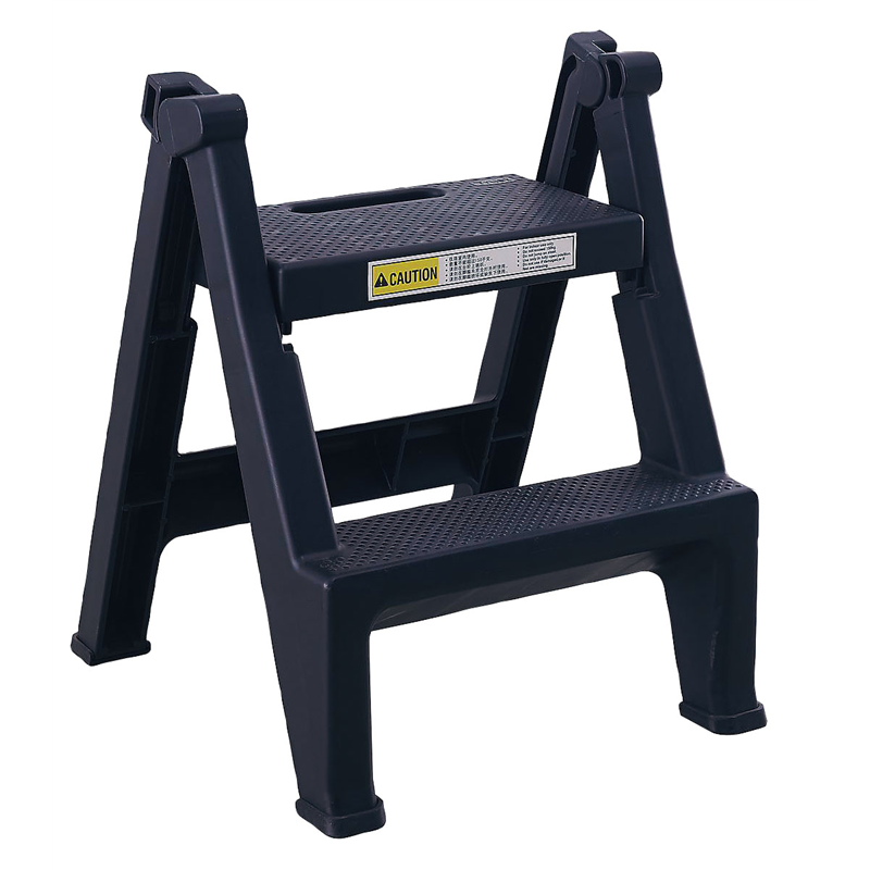 トラスト　折りたたみステップツール　2段 6932　ブラック 1個（ご注文単位1個）【直送品】