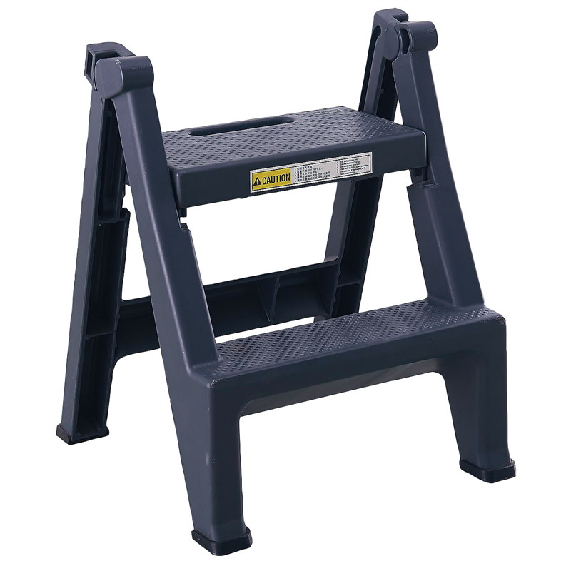 トラスト　折りたたみステップツール　2段 6932　ダークグレー 1個（ご注文単位1個）【直送品】