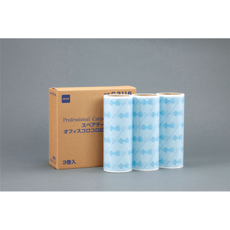 オフィスコロコロ　フロアクリン240 スペア（3巻入）C3116 1箱（ご注文単位1箱）【直送品】