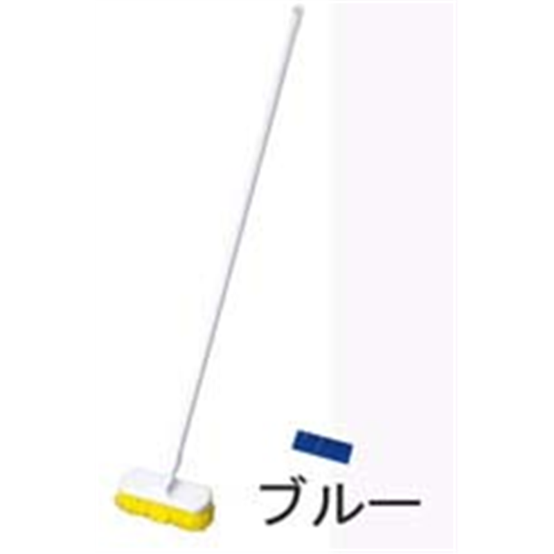 トゥーセル　カラーデッキブルーム 1385　ブルー（ハンドル付） 1個（ご注文単位1個）【直送品】