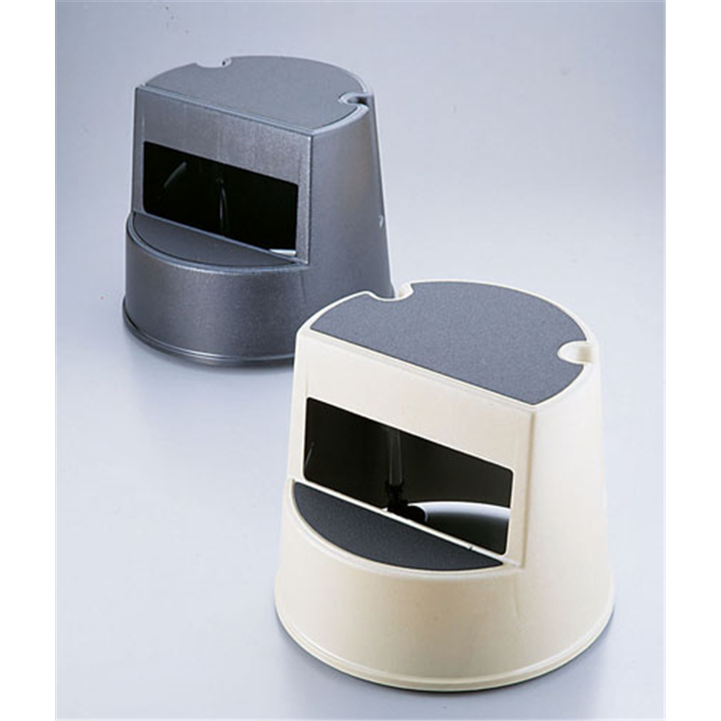 ラバーメイド　ステップ・スツール（丸型） №2523　ブラック 1箱（ご注文単位1箱）【直送品】