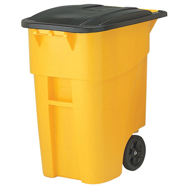 ラバーメイド　ビッグホイールコンテナ RM9W27YL　イエロー 1箱（ご注文単位1箱）【直送品】