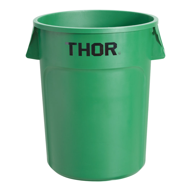 トラスト ラウンドコンテナ 1015 208L グリーン 1個(ご注文単位1個)【直送品】