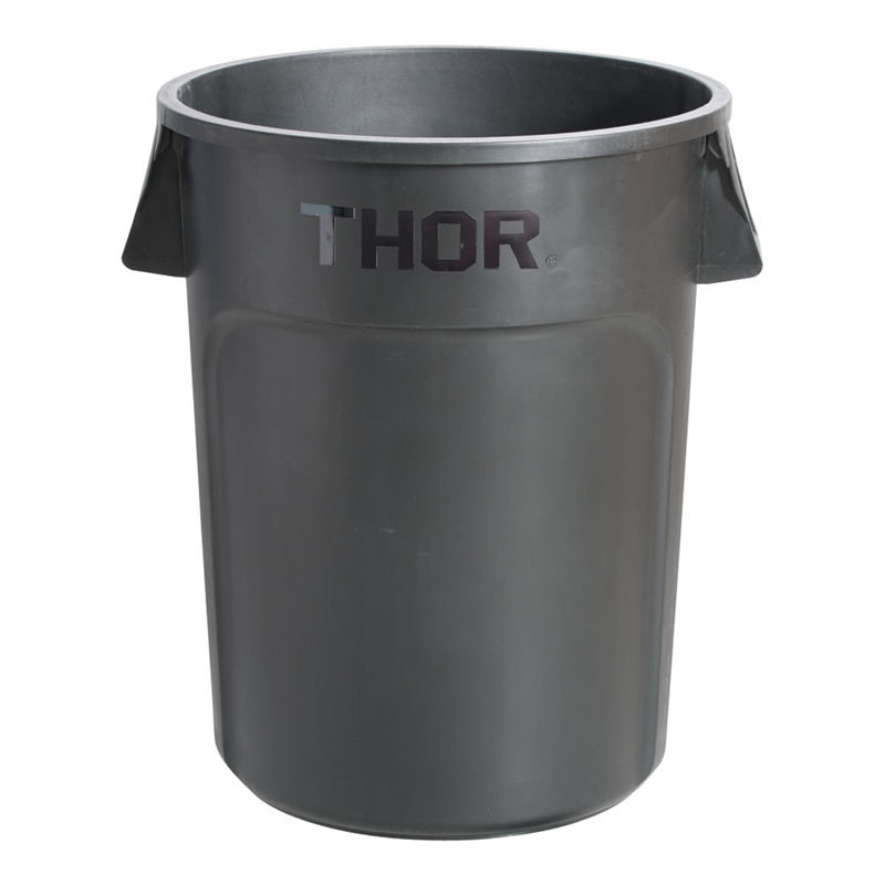 トラスト ラウンドコンテナ 1015 208L ブラック 1個(ご注文単位1個)【直送品】