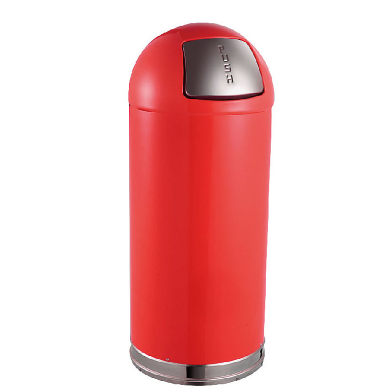 トラスト　ラウンドトップ　ダストボックス 2363　56L　レッド 1箱（ご注文単位1箱）【直送品】