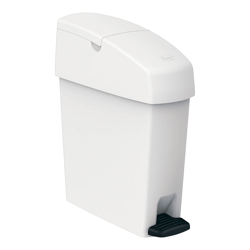 トラスト サニタリーステップオンコンテナ 6948 ホワイト 11L 1個(ご注文単位1個)【直送品】