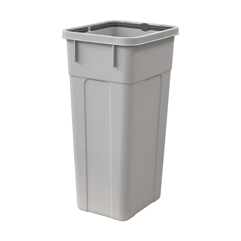 ベルク　角型ペール　グレー 30D　本体 1個（ご注文単位1個）【直送品】