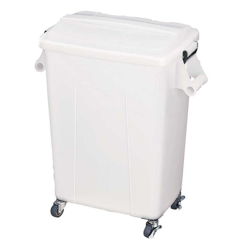 トンボ　厨房ペール（キャスター付） 70型　ナチュラル 1個（ご注文単位1個）【直送品】