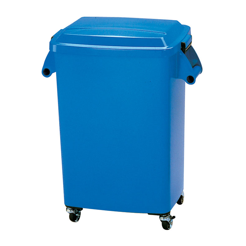 厨房ペール（キャスター付） CK-70　ブルー 1個（ご注文単位1個）【直送品】