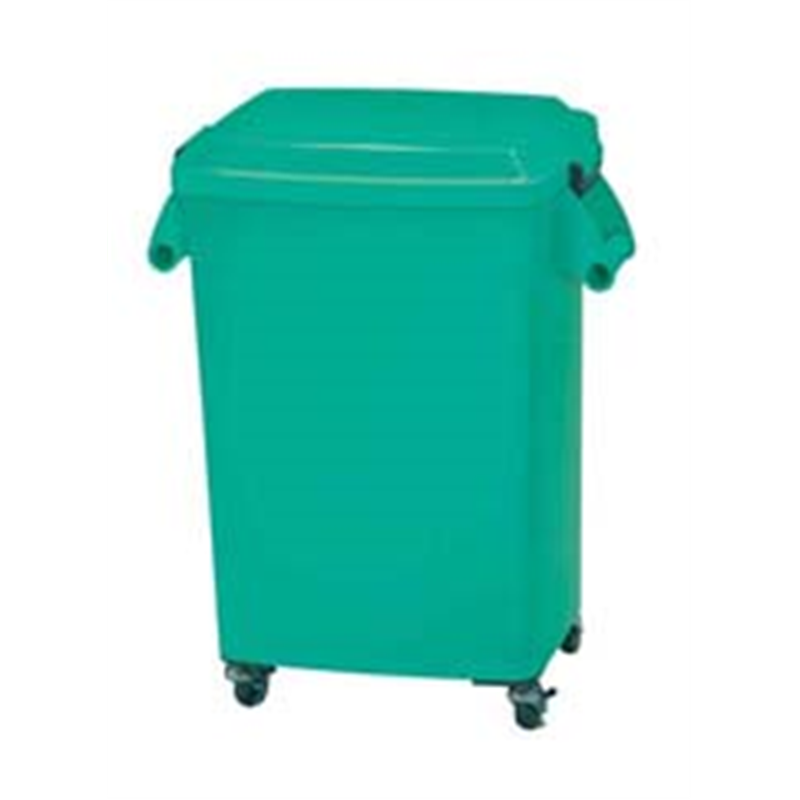厨房ペール（キャスター付） CK-70　グリーン 1個（ご注文単位1個）【直送品】