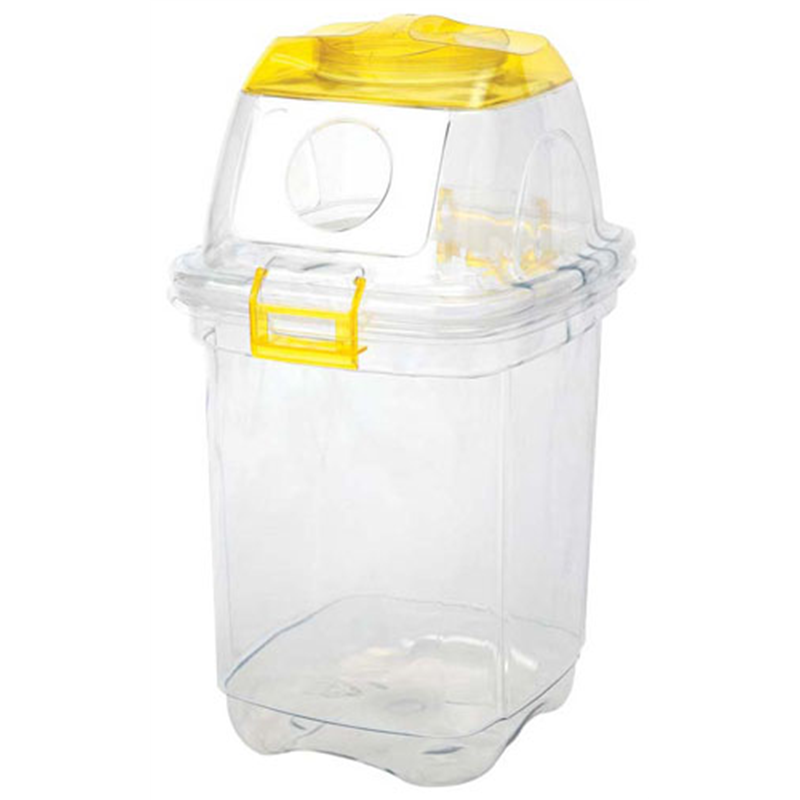 セキスイ 透明エコダスター #35 カン用(イエロー) 1袋(ご注文単位1袋)【直送品】