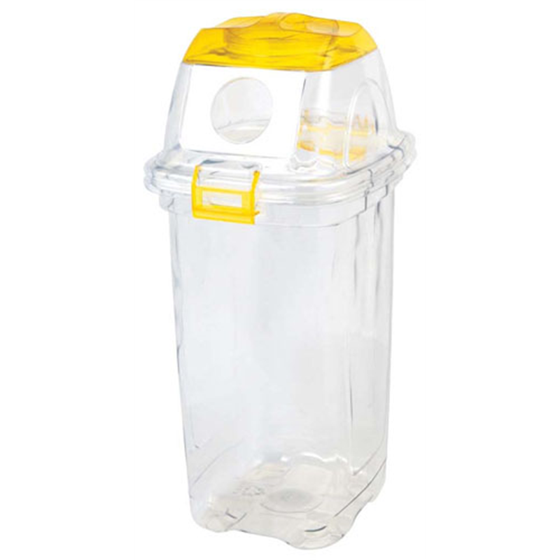 セキスイ 透明エコダスター #45 カン用(イエロー) 1個(ご注文単位1個)【直送品】