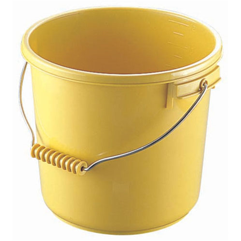 ポリプロバケツ　PO-13A イエロー 1袋（ご注文単位1袋）【直送品】