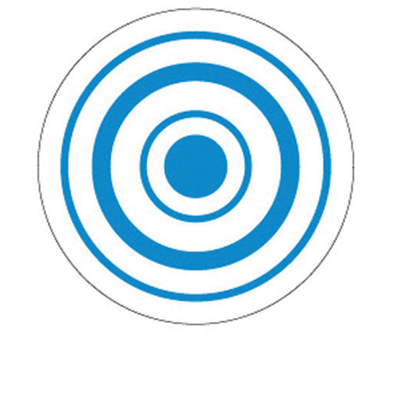 トイレそうじおたすけシール　命中くん　的 （1シート10枚付） 1袋（ご注文単位1袋）【直送品】