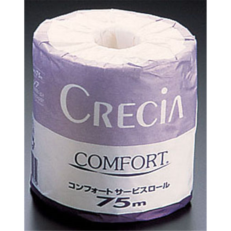 クレシア　コンフォートサービスロール 75m（1ケース80個入） 1袋（ご注文単位1袋）【直送品】