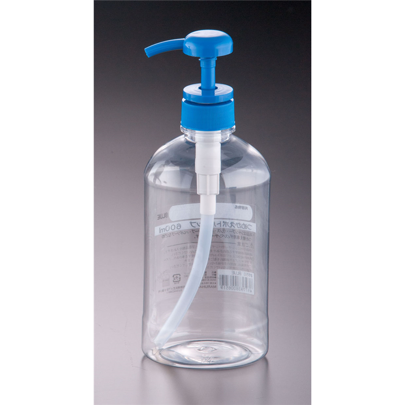 詰め替えボトルポンプ　600ml #650　ブルー 1袋（ご注文単位1袋）【直送品】