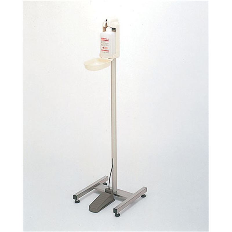 足踏式手指消毒器　HC-400スタンド型 キャスターなし 1箱（ご注文単位1箱）【直送品】