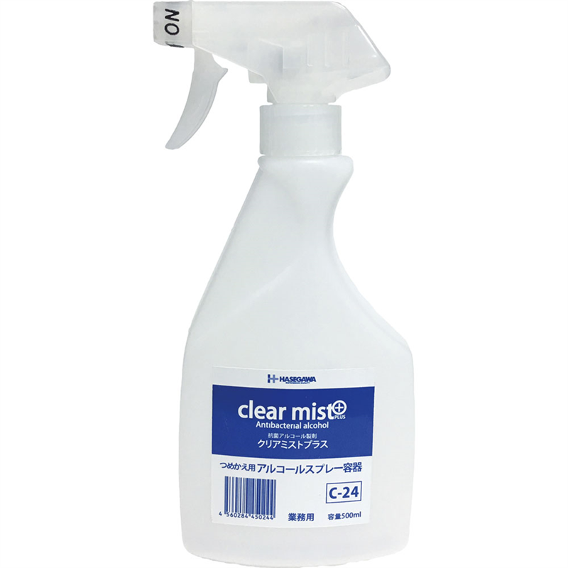 クリーン・シェフ アルコール除菌剤 クリアミストプラス用スプレー 1個(ご注文単位1個)【直送品】