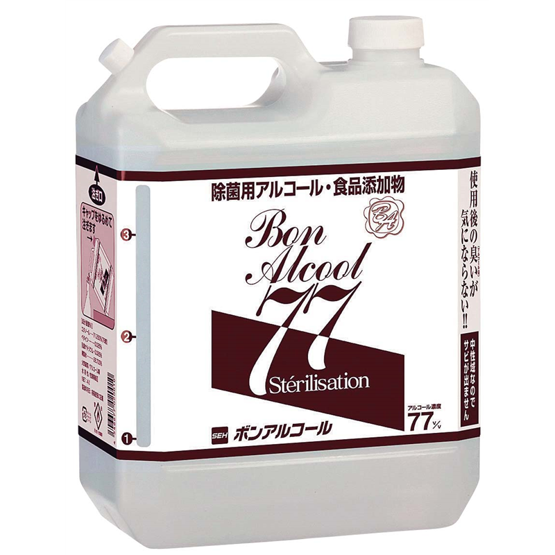 セハー　ボンアルコール77 4L 1個（ご注文単位1個） ※軽【直送品】