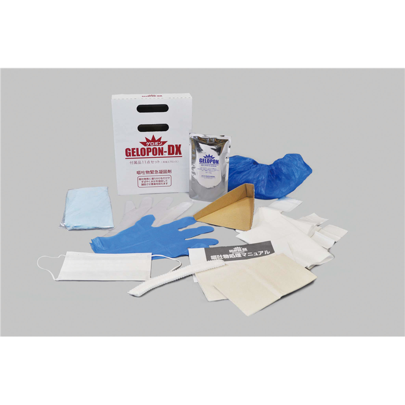 嘔吐物緊急凝固剤　ゲロポン-DX 183-W（1回分） 1個（ご注文単位1個）【直送品】