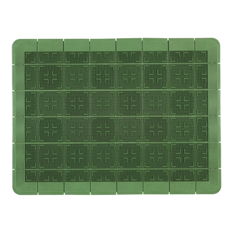 クロスハードマット　900×1200mm 緑 1個（ご注文単位1個）【直送品】