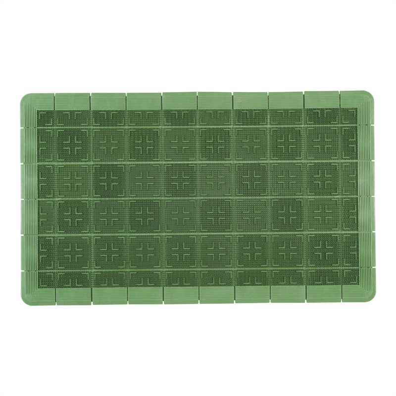 クロスハードマット　900×1500mm 緑 1個（ご注文単位1個）【直送品】