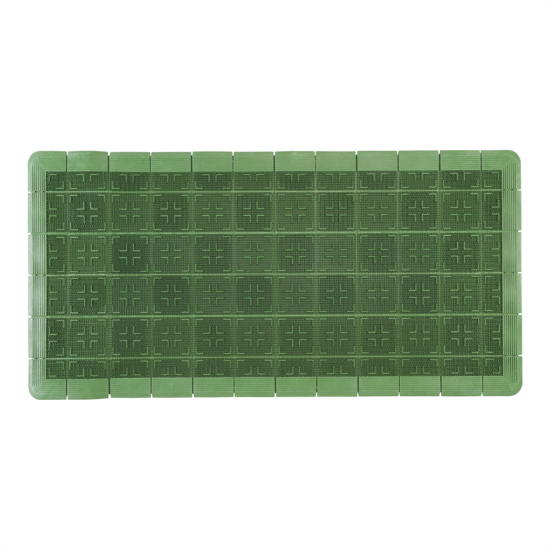 クロスハードマット　900×1800mm 緑 1個（ご注文単位1個）【直送品】