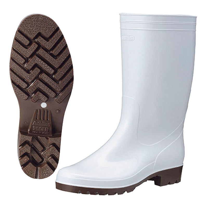 アキレス ワークマスターOSM5000 白/茶 25.5cm 1箱(ご注文単位1箱)【直送品】