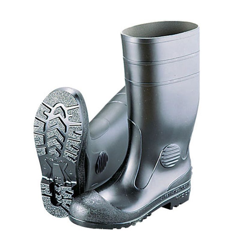 ミドリ　安全長靴ワークエースW1000 黒（耐油性）　25cm 1箱（ご注文単位1箱）【直送品】