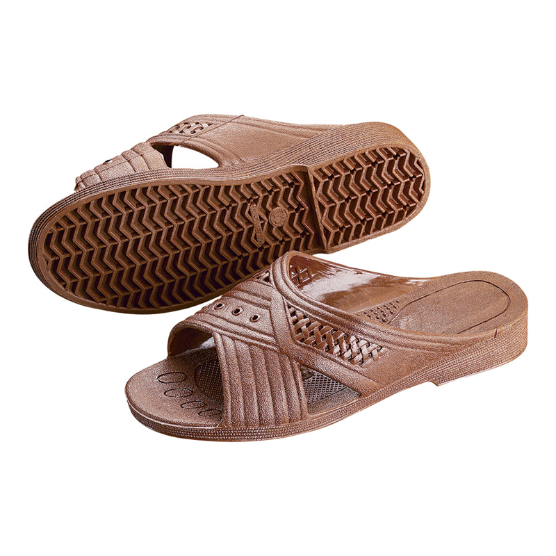 紳士シャワーサンダル 前あき LL チョコ 1個(ご注文単位1個)【直送品】